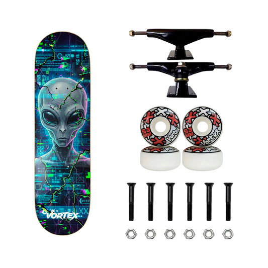 Skate Completo Glitch Mind